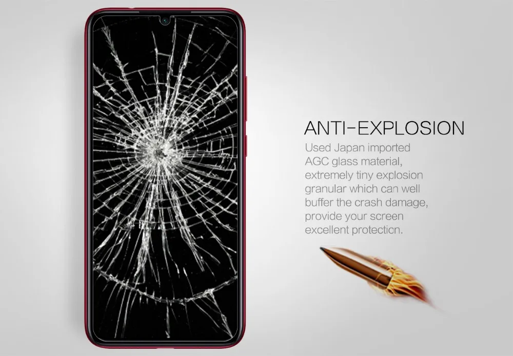 Nillkin Закаленное стекло пленка для Xiaomi Redmi Note 8 Amazing H+ Pro H Nano анти-взрыв Защитная пленка для экрана