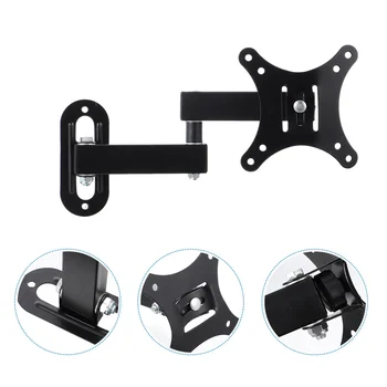 

1 Pc TV Wall Bracket Rotates Prime Steel Sturdy Durable Support Holder Wall Bracket for TV