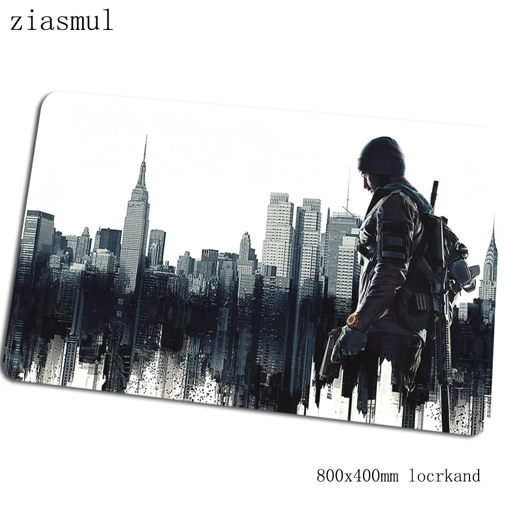 Tom clancy's the division коврик для мыши 80x40 см компьютерная мышь игровой мат геймпад толстый игровой коврик для мыши офисный коврик для мыши - Цвет: Size 800x400x2mm