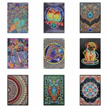 50 страниц алмазов картина планировщик записная книжка записка книга Крест DIY особой формы Алмазная вышивка крестиком A5 школьный дневник Книга Craf