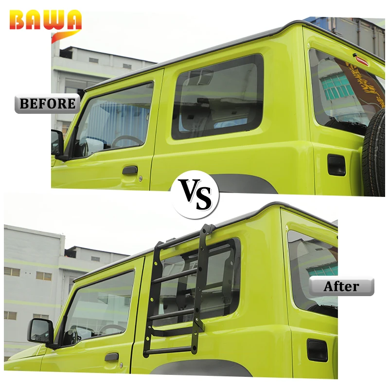 BAWA 후면 윈도우 클라이밍 래더 보호 프레임 (스즈키 짐니 2도어 2019 20..