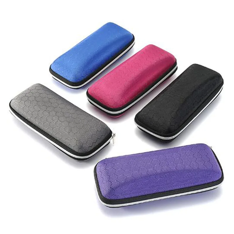 Fashion Newly Protable Rectangle Zipper Sunglasses Hard Eye Glasses Case Protector Box Eyewear Cases Bags | Аксессуары для одежды