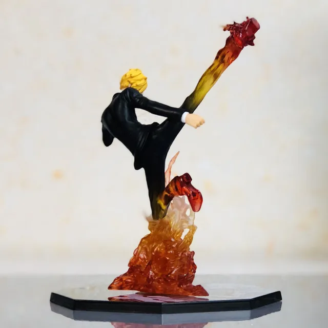 Anime Action Figure One Piece Fantasy Sanji Diable Jambe GK Manga Statue Figurine Decoration PVC Collectible Model Toys 3