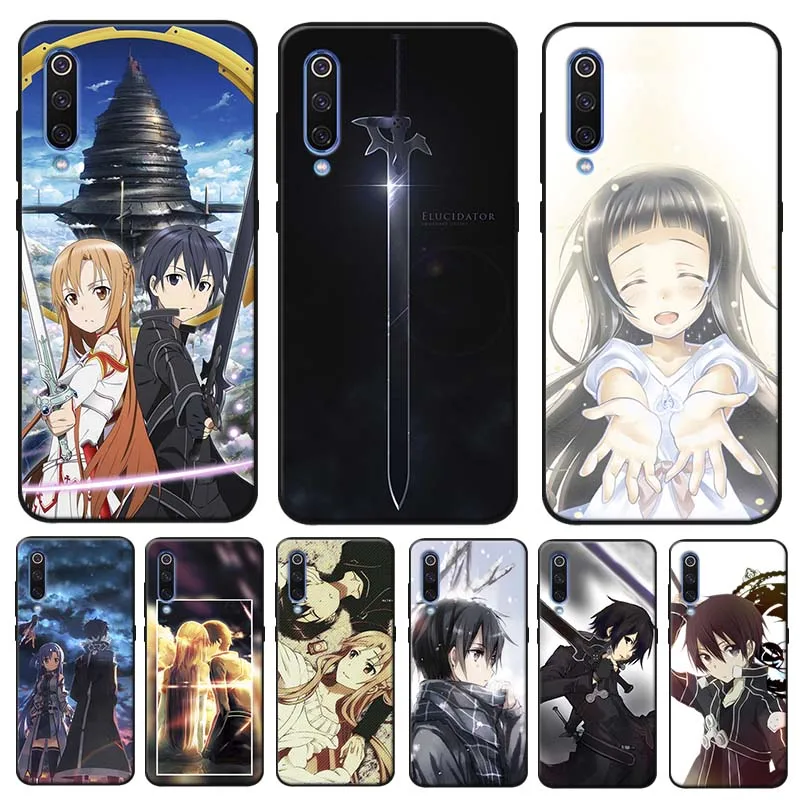 Sword Art Online чехол для samsung galaxy a50 a70 a30 a40 a20 s8 s9 s10 plus Прозрачный мягкий силиконовый