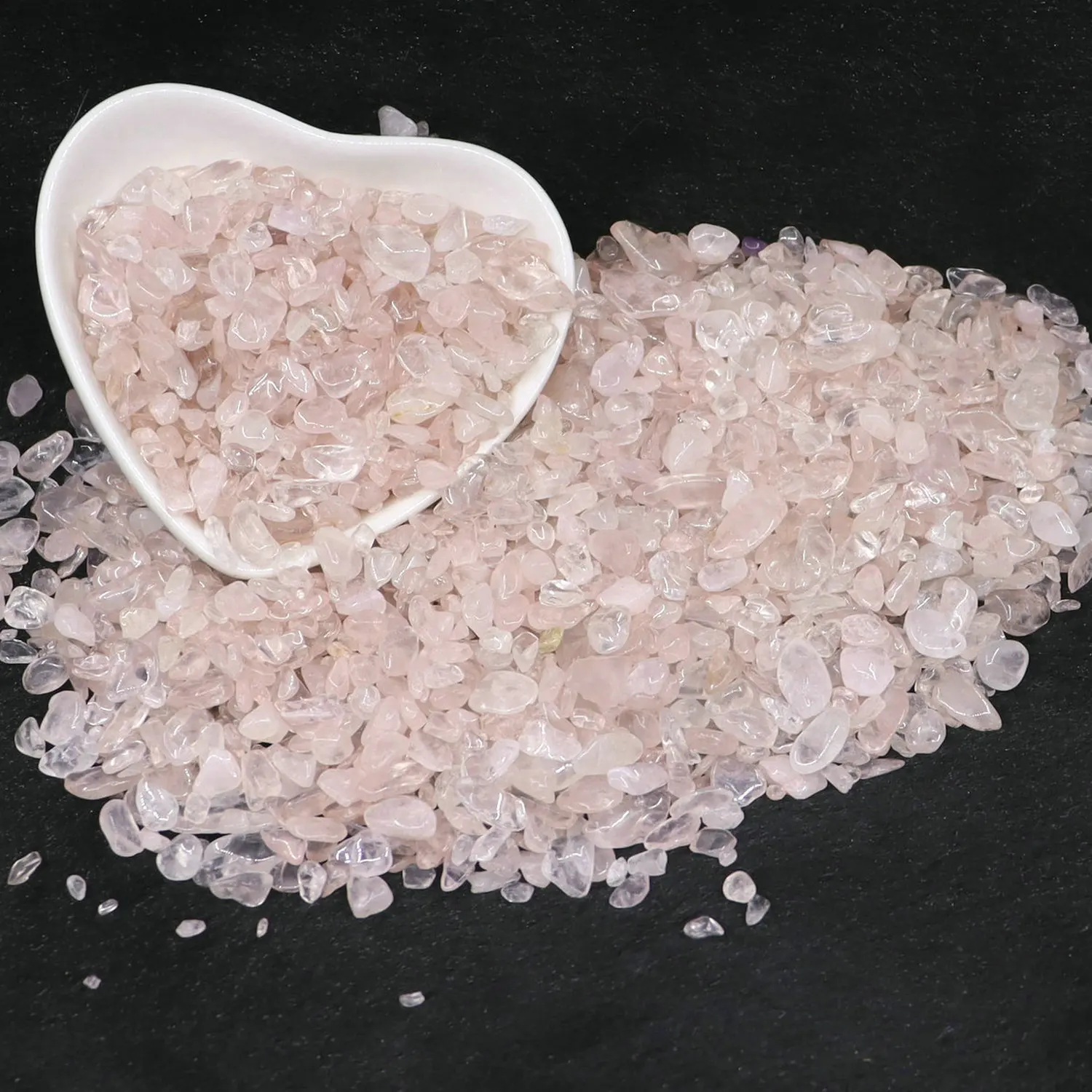 Natural Crystal Rose Quartz Ore Mineral Specimen, Colorful Macadam for Aquarium Stone, Home Decoration, 5-7mm, 100g