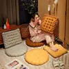 Real life Biscuit Shape Plush Cushion Soft Creative Pillow Chair Car Seat Pad Decorative Cookie Tatami Back Cushion Sofa Home 3