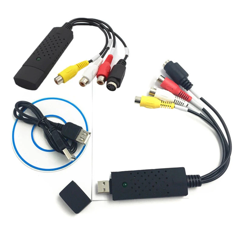 VHS к цифровому конвертеру файлов Express USB 2,0 к Видео Grabber Аудио AV ТВ Карта HSJ-19