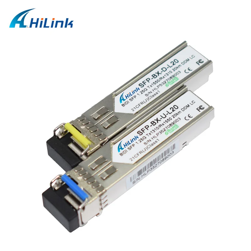 1000BASE BX 1 25G BiDi SFP 3 км/20 км 1310 нм/1550 нм WDM LC/SC опционально|wdm sfp|sc sfpsc sc |