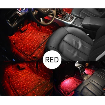 

Hot Car LED Strip Light Remote Control Interior Floor Standing LED RGB Neon Strip Car Accessories