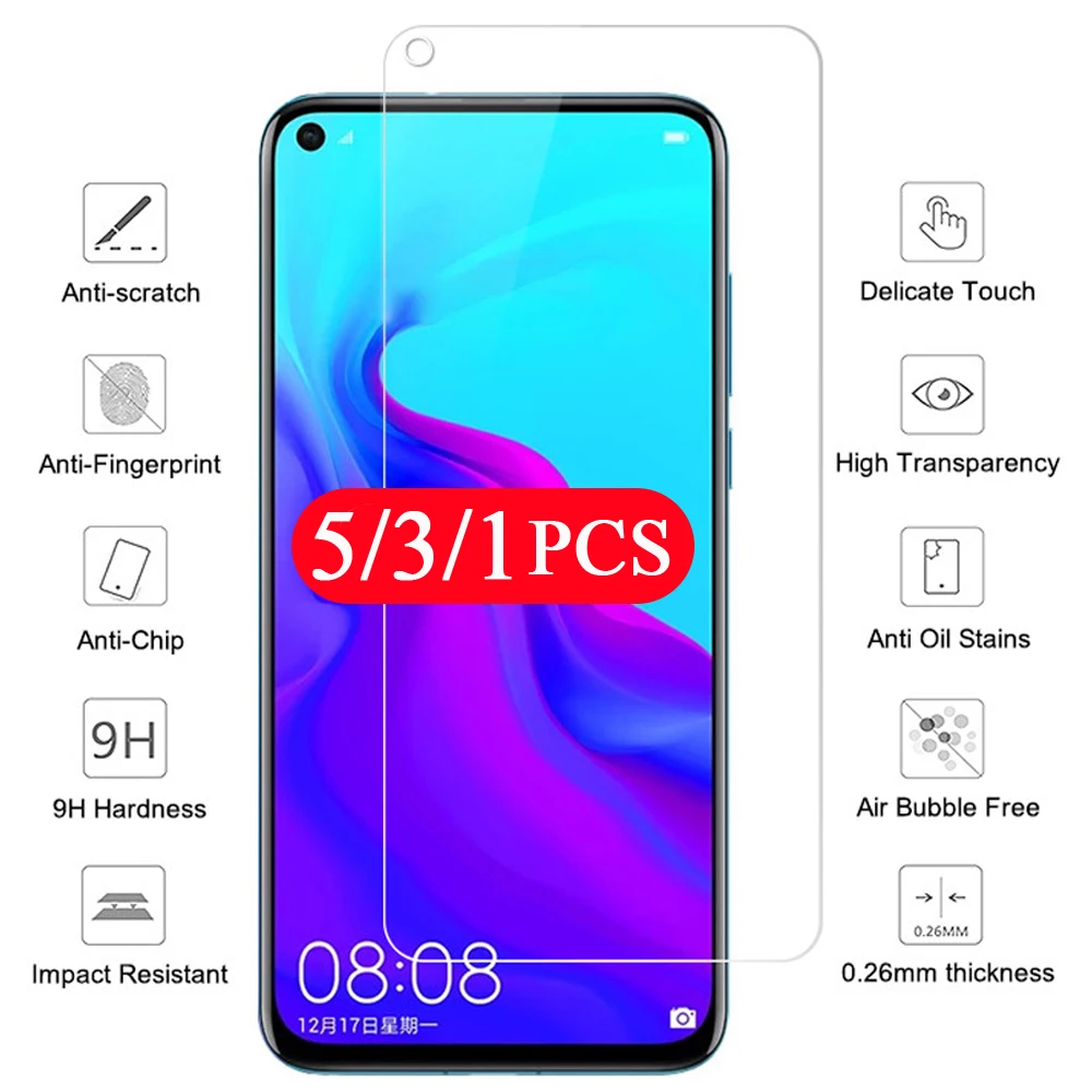 5/3/1 шт. для huawei nova 3 3i 3e 4 4e 5 5i 5T 5Z 6 se 7 7i pro защитная пленка закаленное стекло защиты