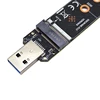 M.2 to USB 3.0 Dual Protocol SSD Board M.2 NVME PCIe NGFF SATA M2 SSD Adapter for 2230 2242 2260 2280 NVME/SATA M.2 SSD RTL9210B ► Photo 3/6