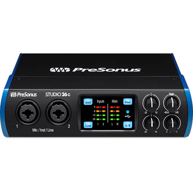 をpresonusスタジオ26c USB-C™ウルトラ高精細レコーディング用のすべて 
