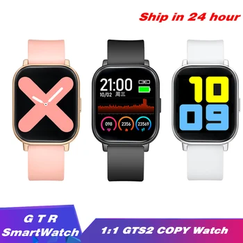 

2020 New 1.55 inch Smart Watch Men Full Touch Fitness Tracker Blood Pressure Smart Clock Women GTS2 Smartwatch for Xiaomi PK P8