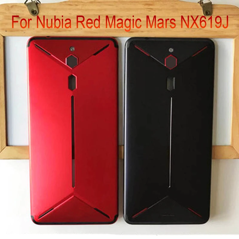 

Новинка 100%, задняя крышка батарейного отсека для ZTE Nubia Red Magic Mars NX619J, задняя крышка батарейного отсека NX619J, сменные чехлы