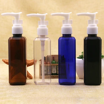 

100ml Lotion Shampoo Shower Gel Soap Dispenser Empty Bath Pump Bottle
