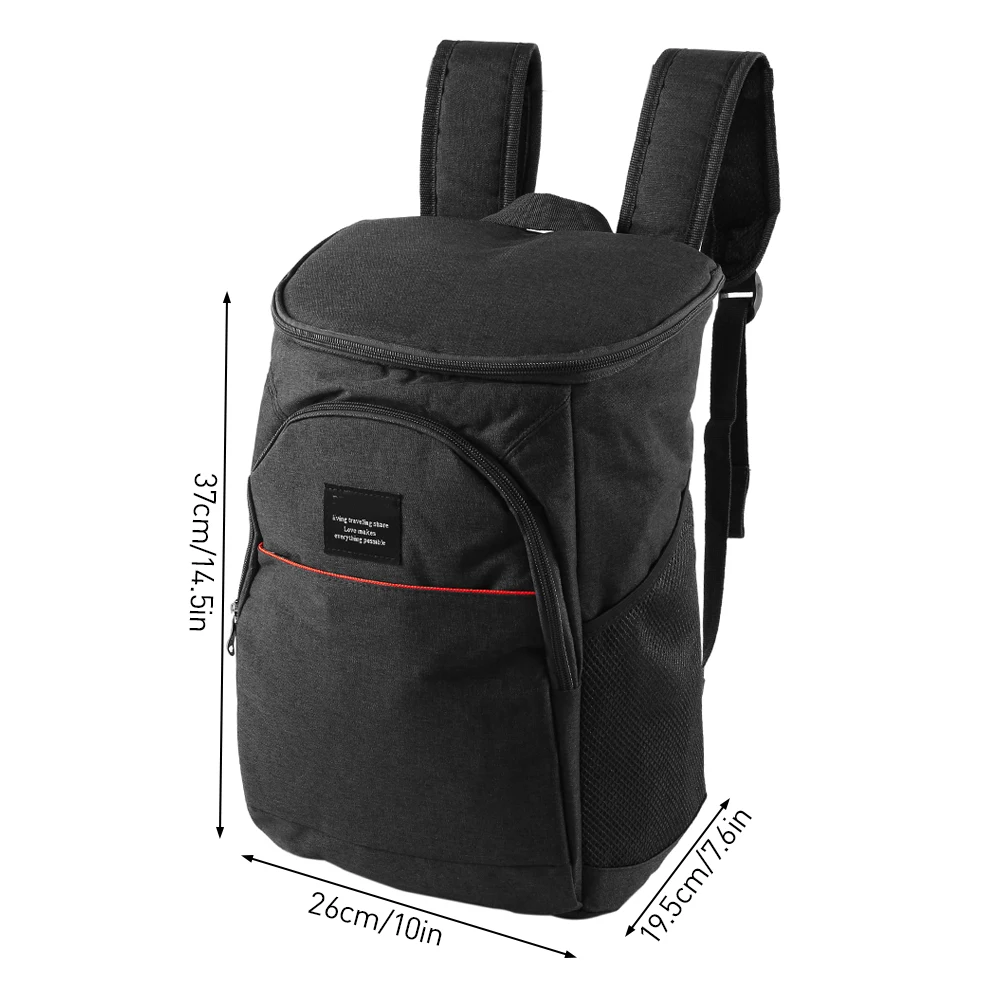 18L Thick oxford thermal bag cooling backpack family lunch picnic food storage insulated organizer ice pack fresh shoulder bags