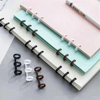 

2pcs Plastic Book Binders 3 Rings Loose Leaf Notebook Circle Rings DIY Albums Planner Binder Hoops Key Rings Office Supplies