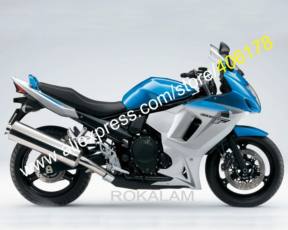 Детали GSX-650F GSX650 F для Suzuki GSX650F GSX 650 2008 2009 2010 2011 2012 2013 синий серый комплект