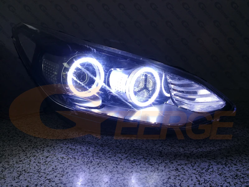 Для Kia Sportage MK4 KX5 2015 2016 2017 2018 отличные ультра яркие кольца с монолитным блоком
