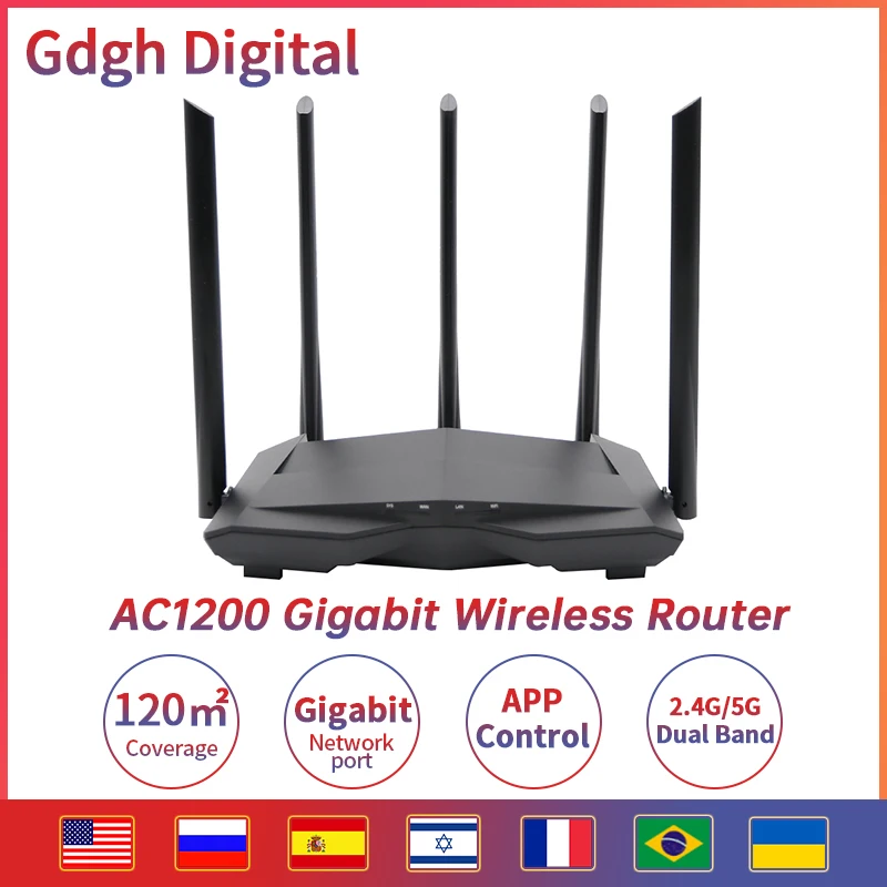Беспроводной маршрутизатор GLC11 Gigabit AC1200 с двухдиапазонным Wifi повторяющийся