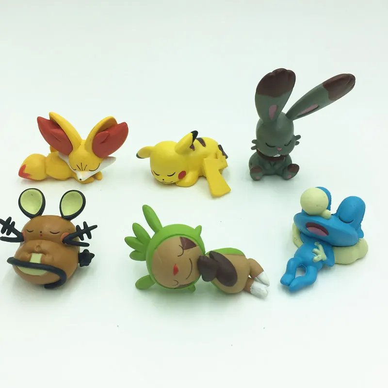 Спальная фигурка Pika Squirtle Charmander Bulbasaur pokemones, коллекция игрушек, подарки, игрушки для детей, подарок