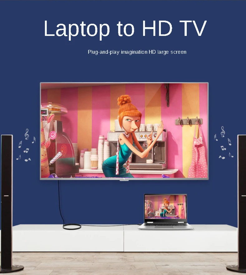 Displayport-HDMI ȣȯ 4K ̺ DP-HDMI 4K  1080P ȯ ̺, HP Dell Lenovo Asus PC Ʈ 