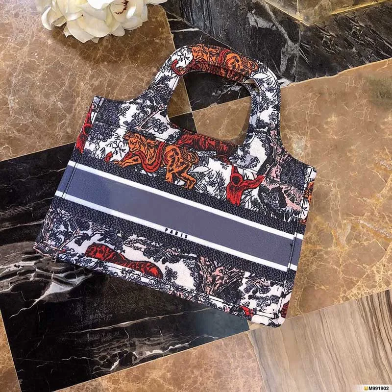 

Fashion 29*19cm Show Women Famous Shopping Tote Designer Handbags Shoulder Brand Luxury Bag Handbag Womens Canvas Bags Purses
