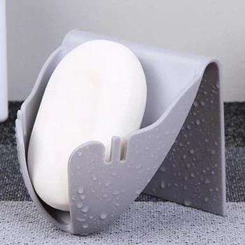 

Practical Wall-mounted Soap Rack Storage Rack Home Fast-draining Bathroom Self-adhesive Soap Rack For Bathroom