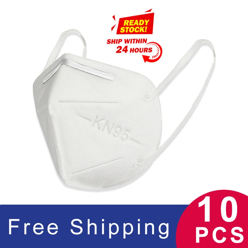 

KN95 Earloop Face Mouth Masks Facial Protective Cover antivirus Masks gas Medical ffp3 protective mask n95 ffp2 Anti-fog