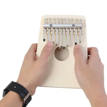 

10 Keys Kalimba DIY Kit Basswood Thumb Piano Handmade Set without Tuning Hammer Handmade Set Musical Instrument