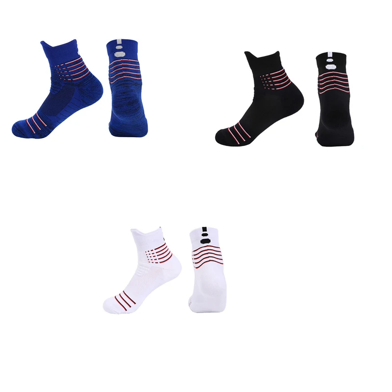 HKTY 3 шт./компл. быстросохнущие светильник амортизацию спортивные носки серии пропускающие воздух мужские и женские конкурс elite лодка Носки, толстые короткие носки - Цвет: 3 pairs
