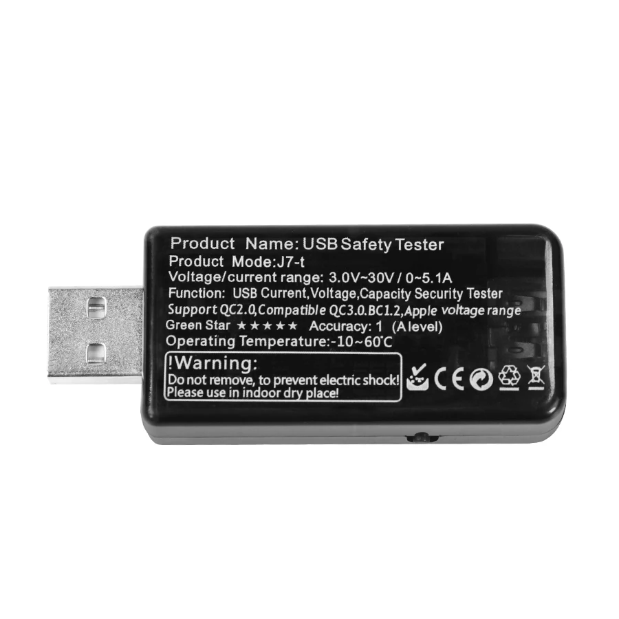 Qc3.0/qc2.0/MTK-PE USB триггер тестер/индукция Быстрая зарядка детектор напряжения тока Емкость измеритель мощности