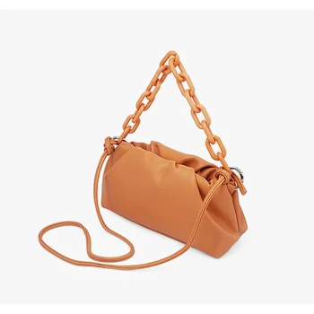 

2020 spring summer new cloud bag female totes dumpling bag female candy color fashion shoulder bag female Korean niche handbag