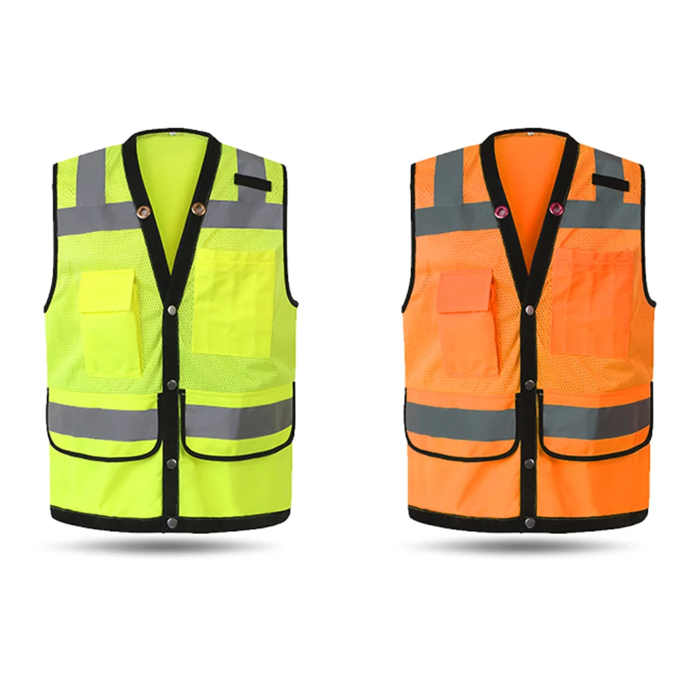 

Safety Reflective Vest Workwear Security Working Clothes Day Night Motorcycle Cycling Warning Safety Waistcoat