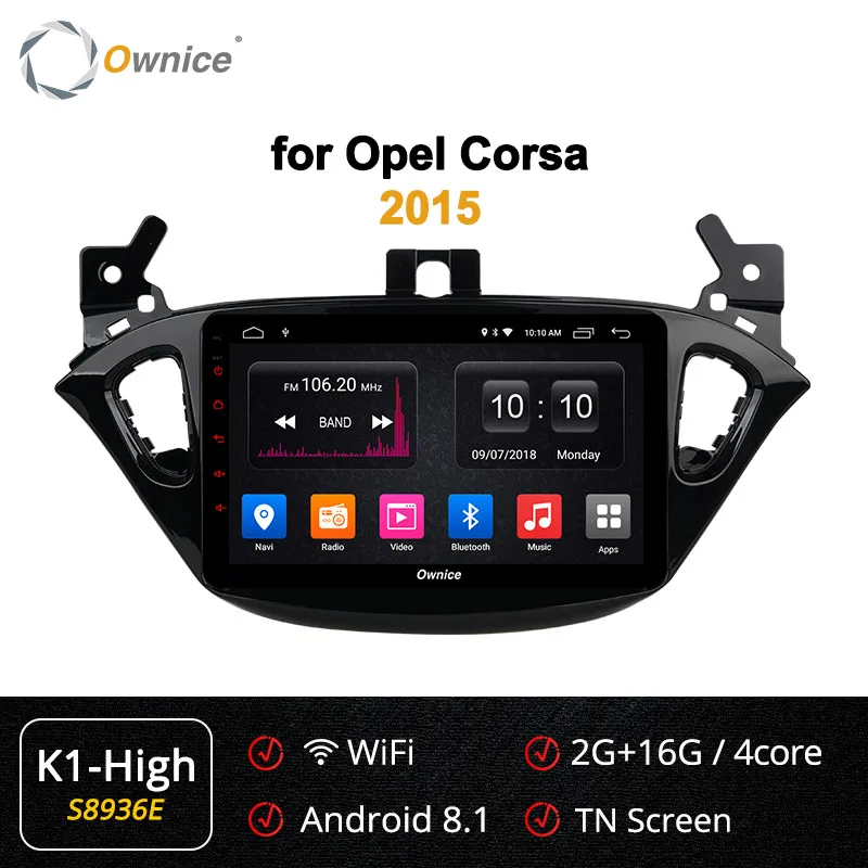 S8936 K1-High Ownice K3 K5 K6 Android 9,0 Восьмиядерный 360 панорама аудио dvd-плеер автомобиля Радио Стерео gps для Opel Corsa DSP 4G LTE SPDIF - Цвет: S8936 K1-High