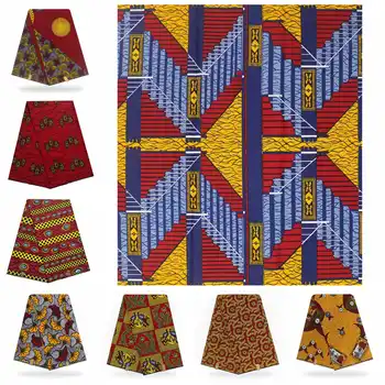 

Ankara African Wax Print Fabric Tissus pagne Wax Fabric 6yards Veritable 2020 New Tissus African Ankara Original Wax Fabric Soft