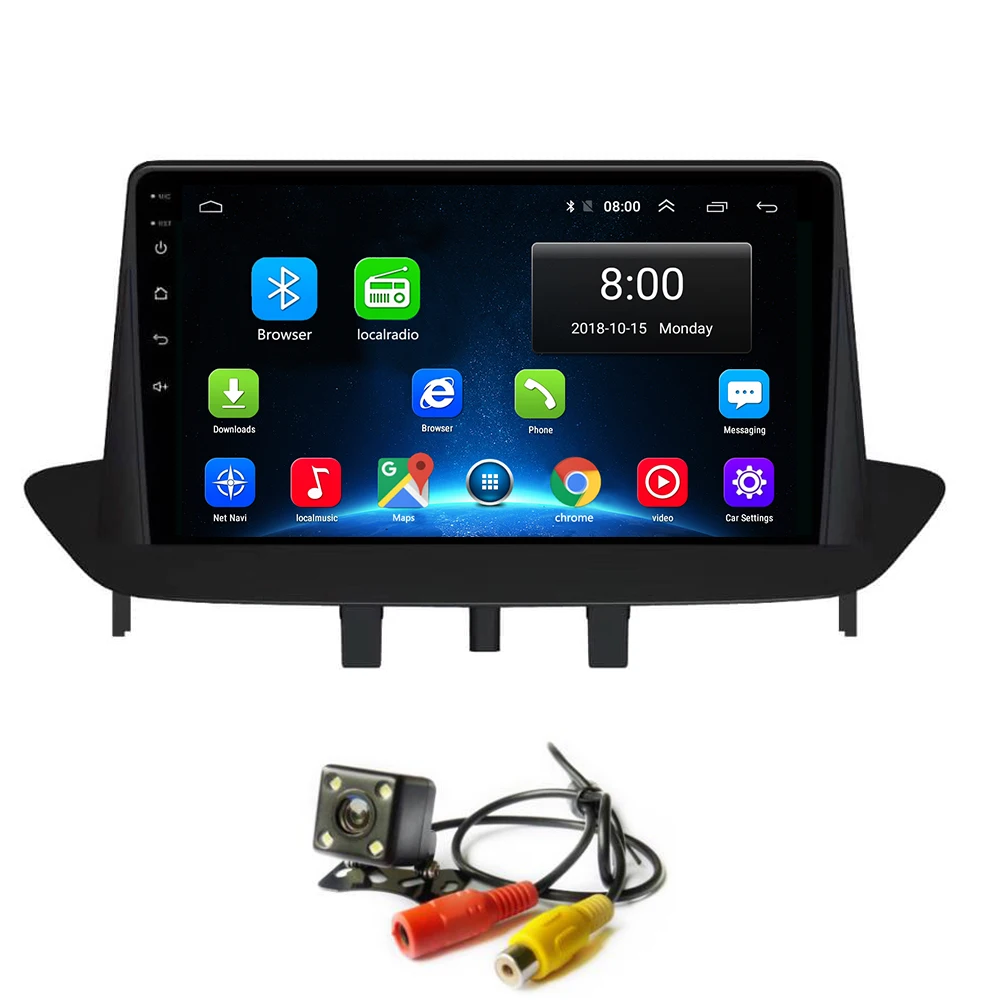 Android 8 1 автомобильный навигационный GPS радиоприемник для Renault megane 3 Автомобильный