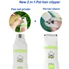 CP-5200 2 In 1 Pet Dog Cat Hair Trimmer Paw Nail Grinder Grooming Clippers Nail Cutter Hair Cutting Machine Professional ► Photo 2/6