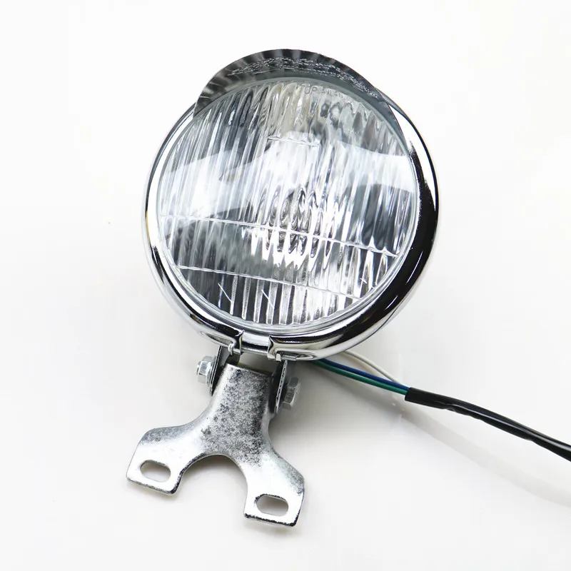 Хромированная стальная фара 5 дюйма для Yamaha Vstar XV XVS Virago Chopper Cruiser|steel frame|headlight