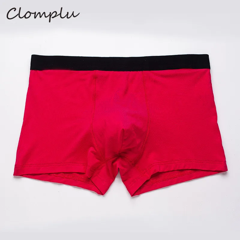 Clomplu Мужское нижнее белье модал лето спорт здоровье Боксер мужские дышащие 4 шт. боксеры сексуальные плюс размер боксеры шорты
