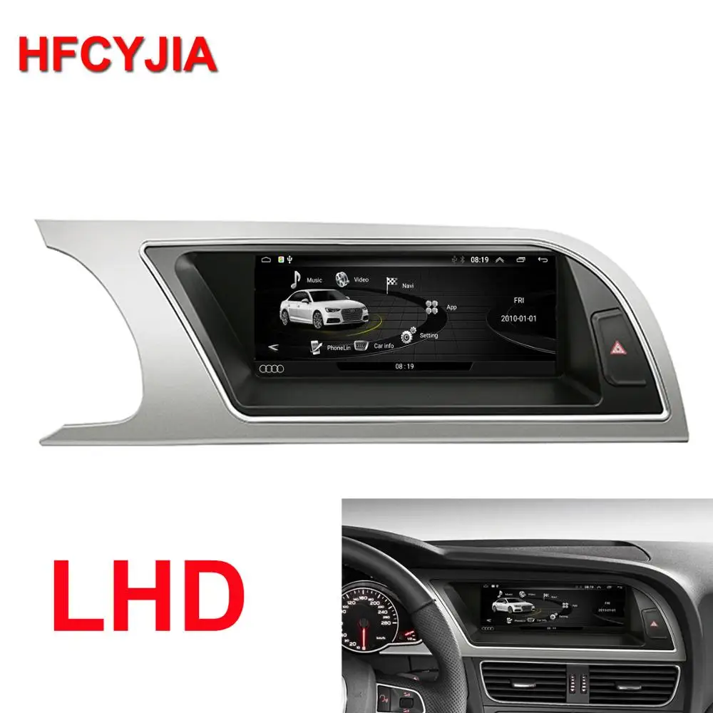 HFCYJIA 8," Android 9,0 системный экран дисплея для Audi A5 2009- ips Touch 2+ 32G ram gps Navi рекордер wifi BT Phonelink