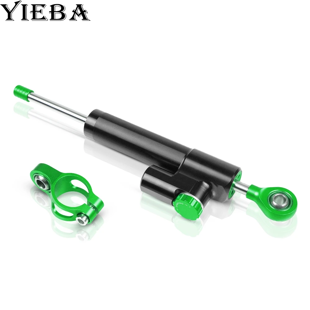 

LOGO for ZX-10R Motorcycle cnc Universal Stabilizer Damper Complete Steering Control For KAWASAKI Z750 Z1000 YZF R25 R15 R6 R125