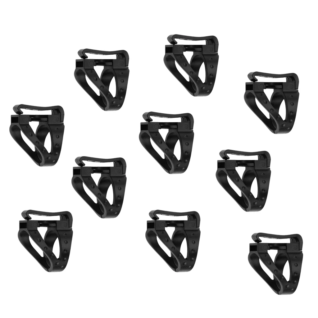 10 Pieces/set 26mm Scuba Diving Mask Snorkel Keeper Removable Clip Retainer Holder Quick Release 10 Pieces/set 26mm Scuba Diving Mask Snorkel Keeper Removable Clip Retainer Holder Quick Release