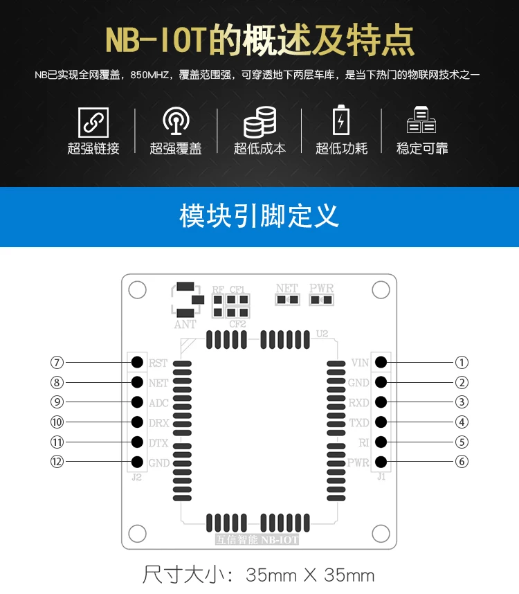 BC95 Module NB-IOT Module IoT NB IOT Evaluation Development Board Present Gift Antenna