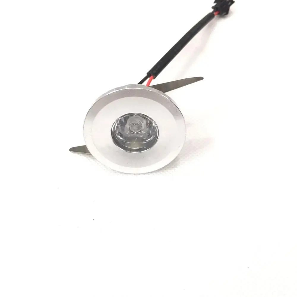 

new cabinet Luminaire mini spot Light Abajur 1pcs/lot 1w Led Lamps,led Lamps cut 30mm cabinet light.ac95-265v Input Voltage,led