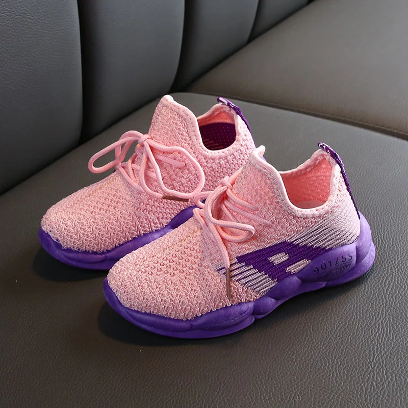 

Children Shoes boy girl Breathable Anti-Slip platform Sneakers spring autumn Kids Soft Soled Casual Light Sport Shoes 3-5.5T #M