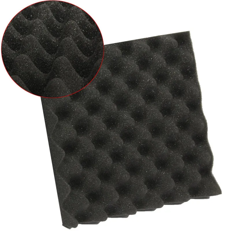 

25X25X5CM Soundproofing Foam Acoustic Foam Sound Treatment Studio Room Absorption Wedge Tiles Polyurethane Noise Insulation