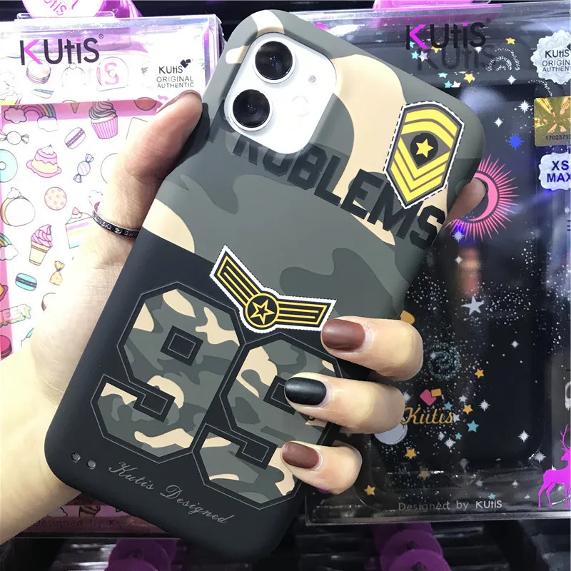 as the picture Для iphone 11 pro max 360 Полный чехол для телефона, защитный Передний+ задний матовый чехол для iphone 11 X XR 6 7 8plus Модный чехол - Цвет: as the picture