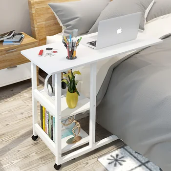 

Laptop lazy table bed with lift computer table simple bedroom small desk movable bedside table