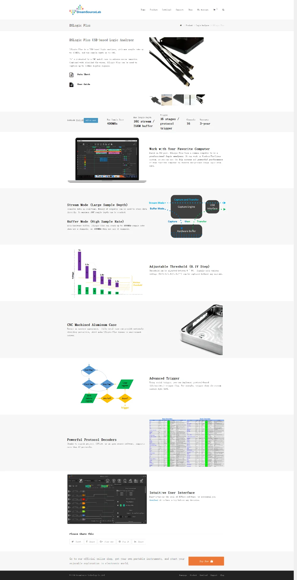 DSLogic Plus – DreamSourceLab